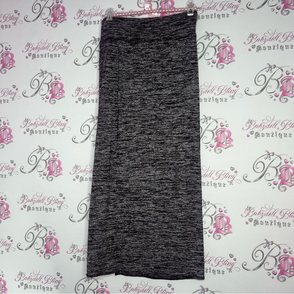 Wilfred free skirt Heathered purple white leg slit long stretchy soft comfy - Picture 3 of 9